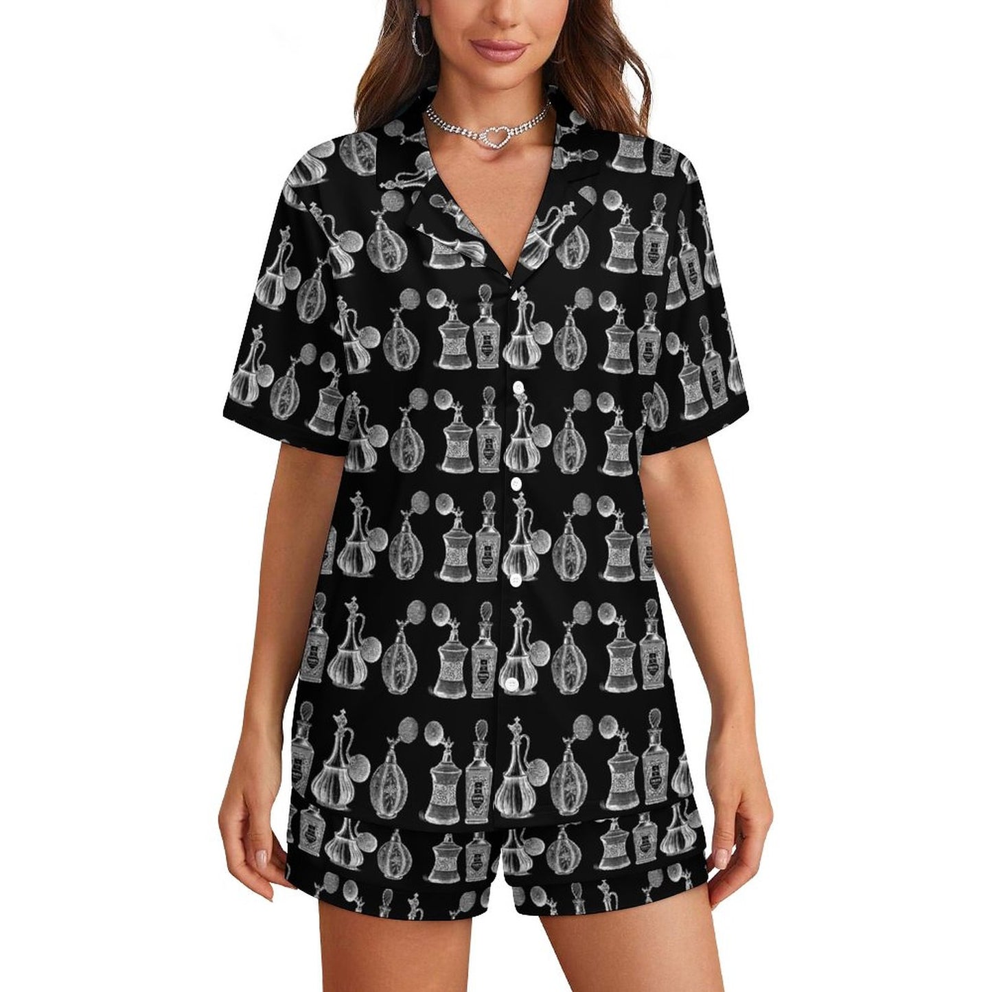 Antique Perfume Button Down PJs (Adults) - PRE ORDER
