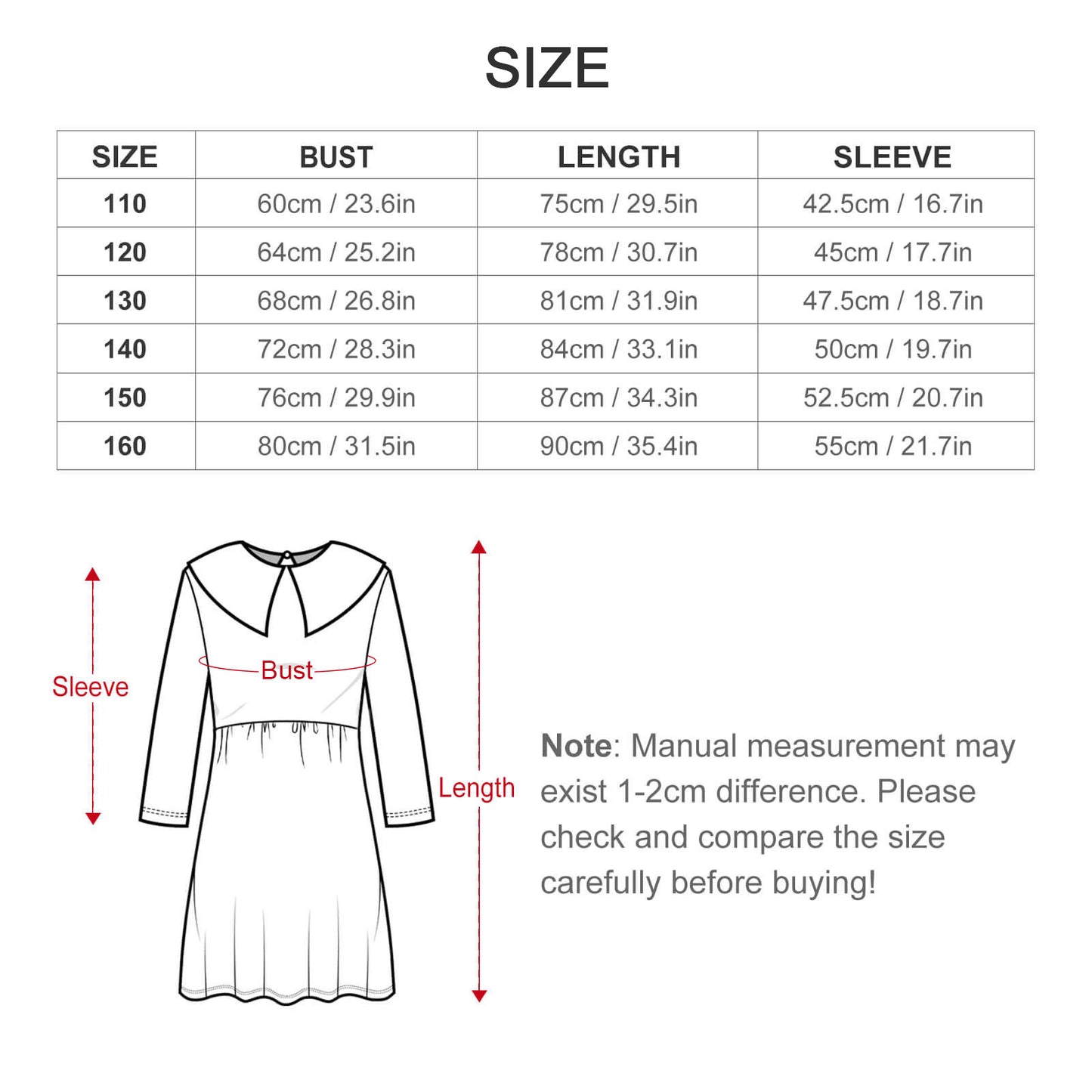 It'll End in Tears Collared Dress (Kids) - PRE ORDER