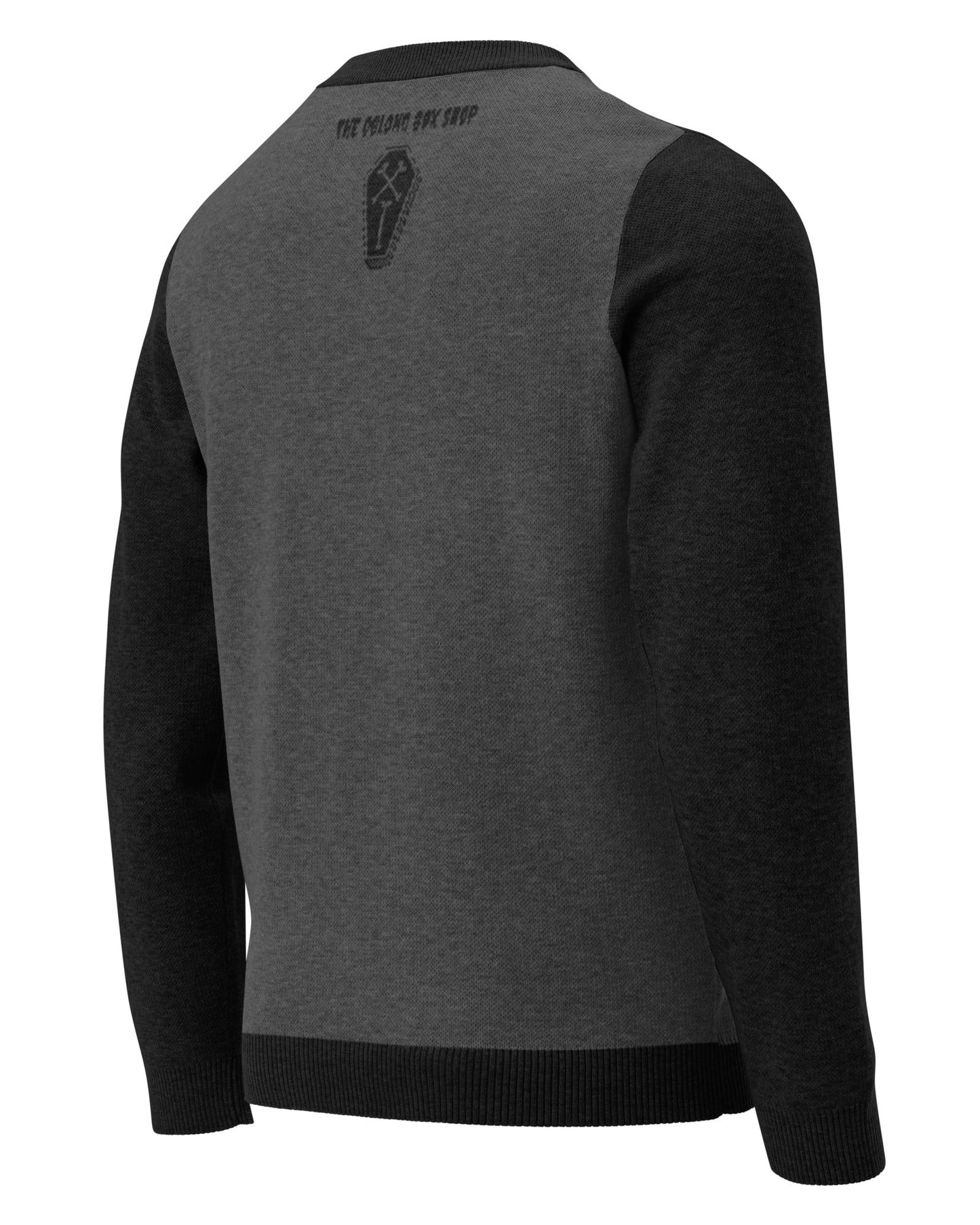 Toy Vampire Fangs Knitted crew neck sweater