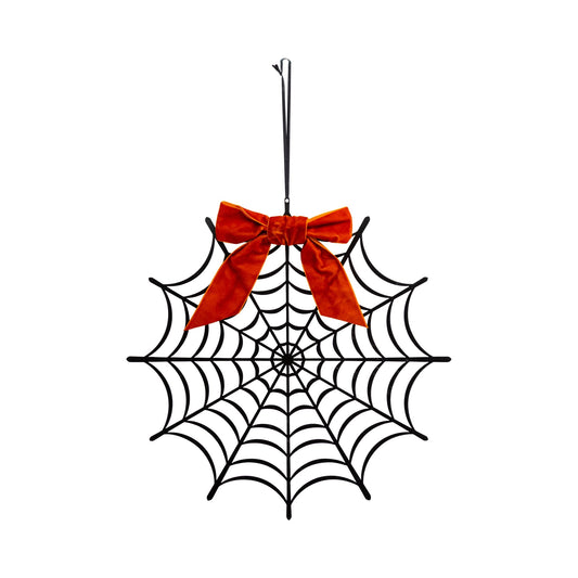 Spiderweb Wreath Wall Decor