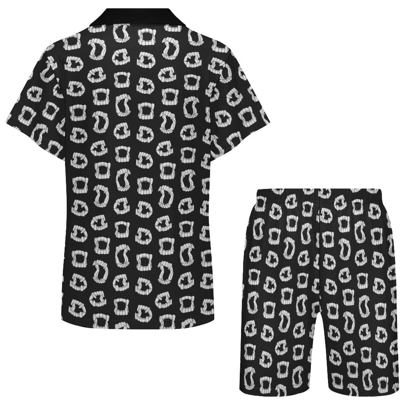 Vampire Teeth Button Down PJs (Kids) - PRE ORDER