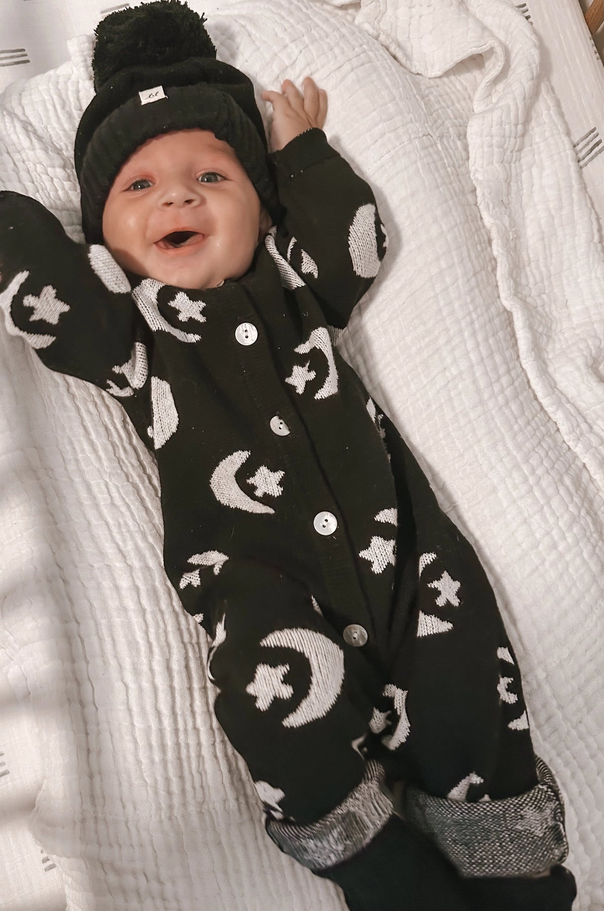 Midnight Sky Knit Romper (Babies/Toddlers)