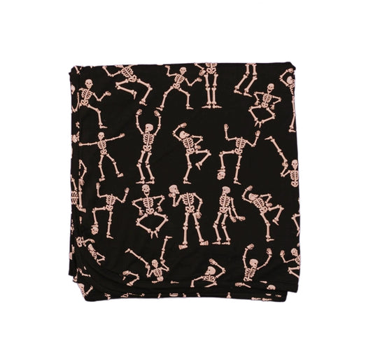 Dancing Skeleton Baby Blanket (Babies/Toddlers)