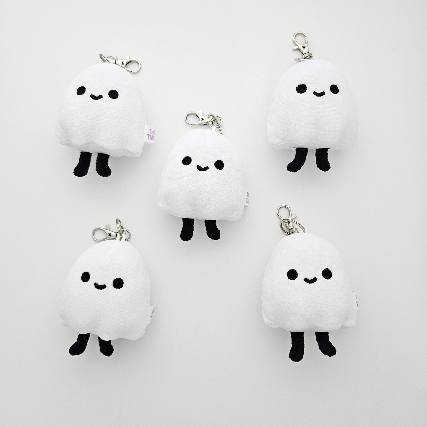 Ghostie Plush Keychain/Bag Charm