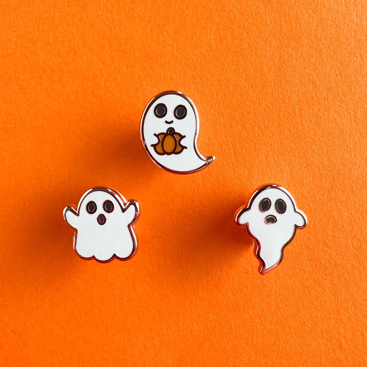 Mini Ghost Enamel Pin Pack