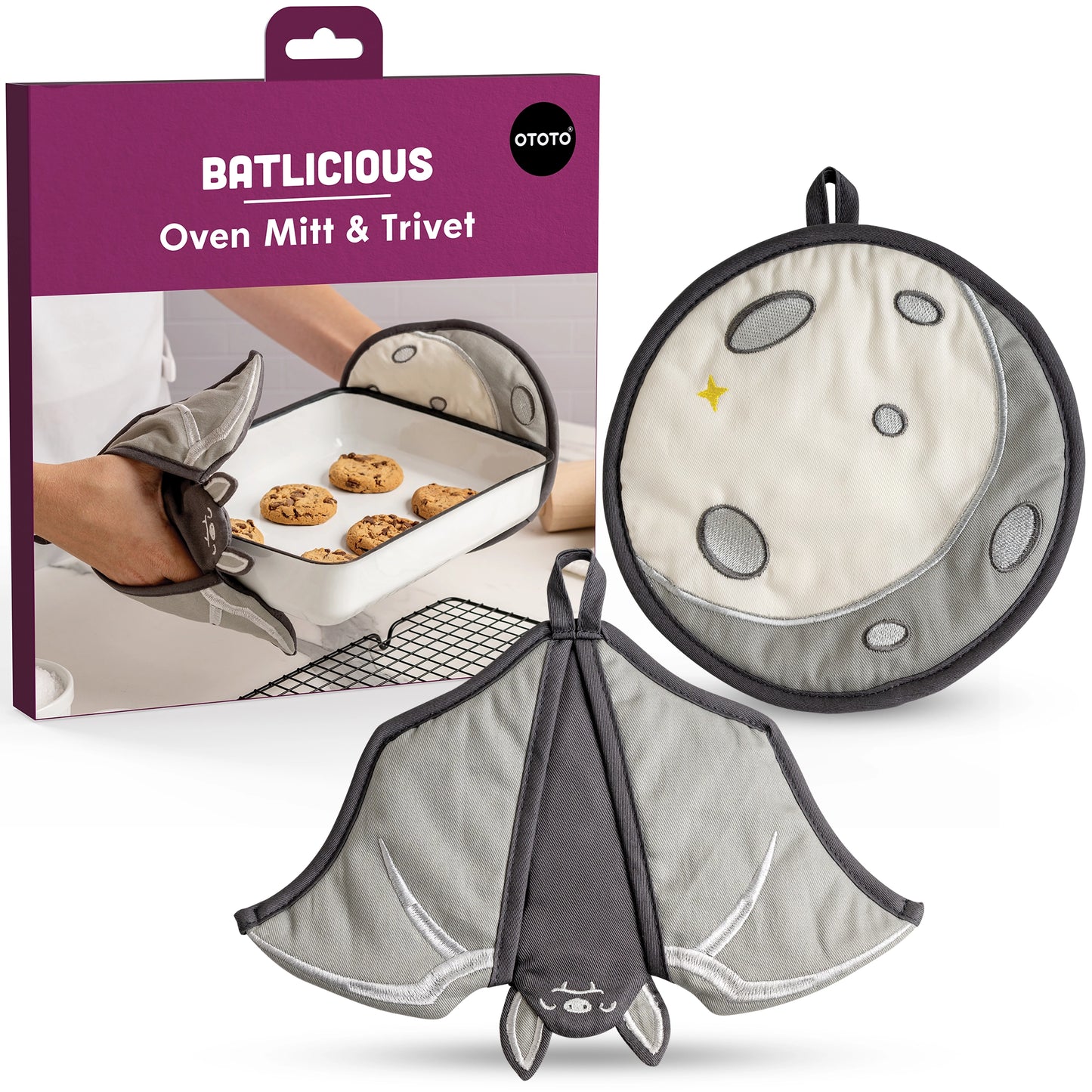 Batlicious Oven Mitt Set