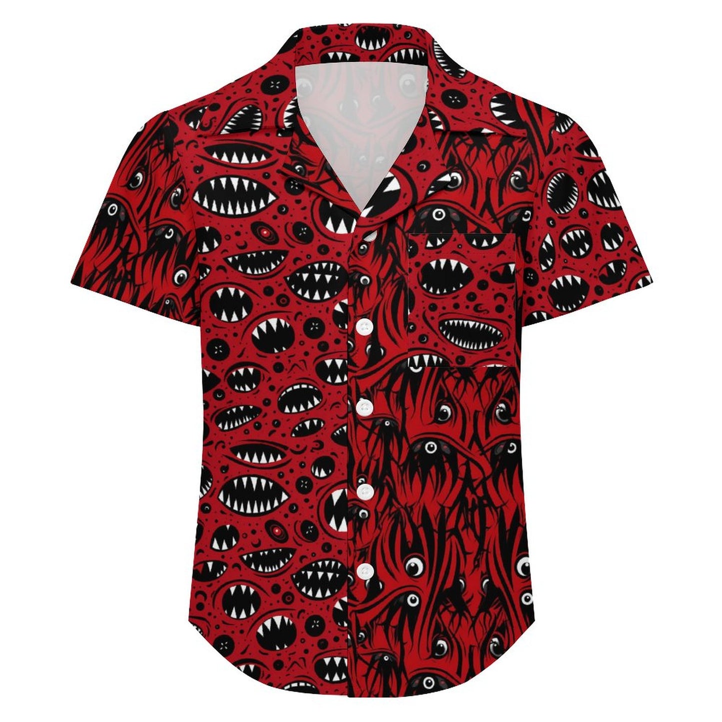 Monster Mash Collar Short Sleeved Shirt (Toddlers/Kids) - PRE ORDER
