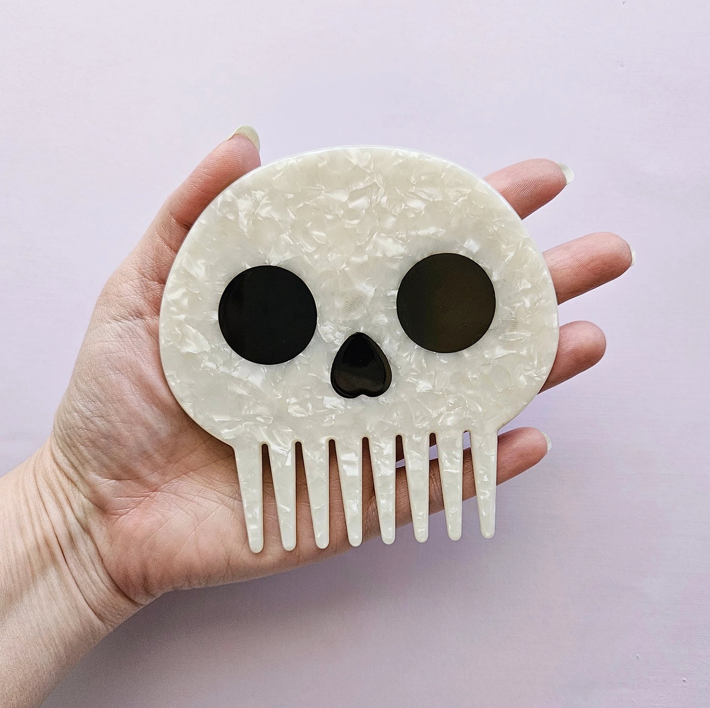 Skull Wide Tooth Comb