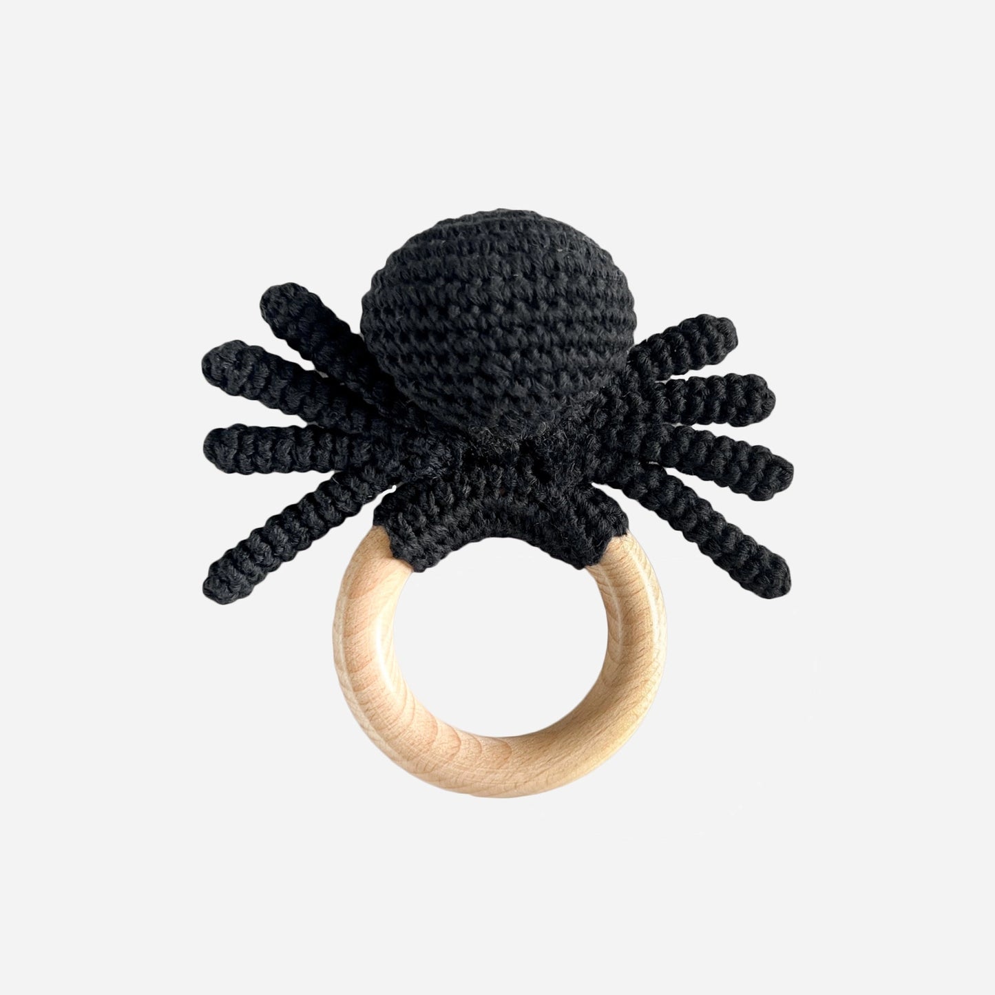 Spider Crochet Rattle Teether