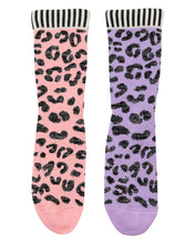 Load image into Gallery viewer, Glitter Leo Socks (Only 6-19M size Left)