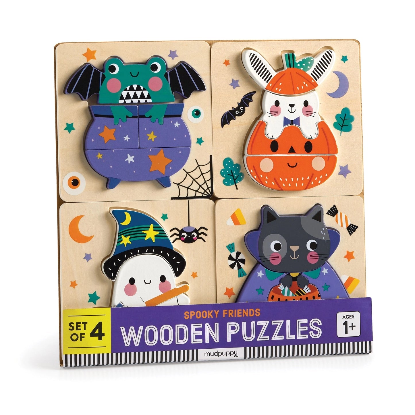 Spooky Friends Wooden Puzzle