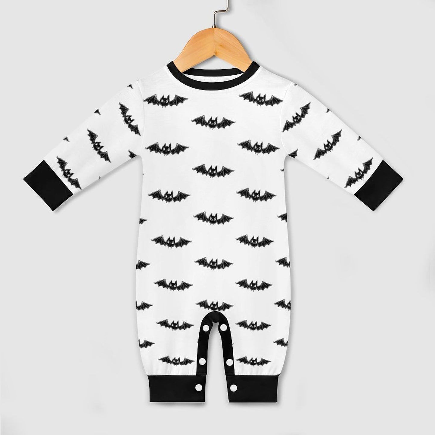 Kooky Bat Cotton Long Sleeve Baby Romper (Babies/Toddlers) - PRE ORDER
