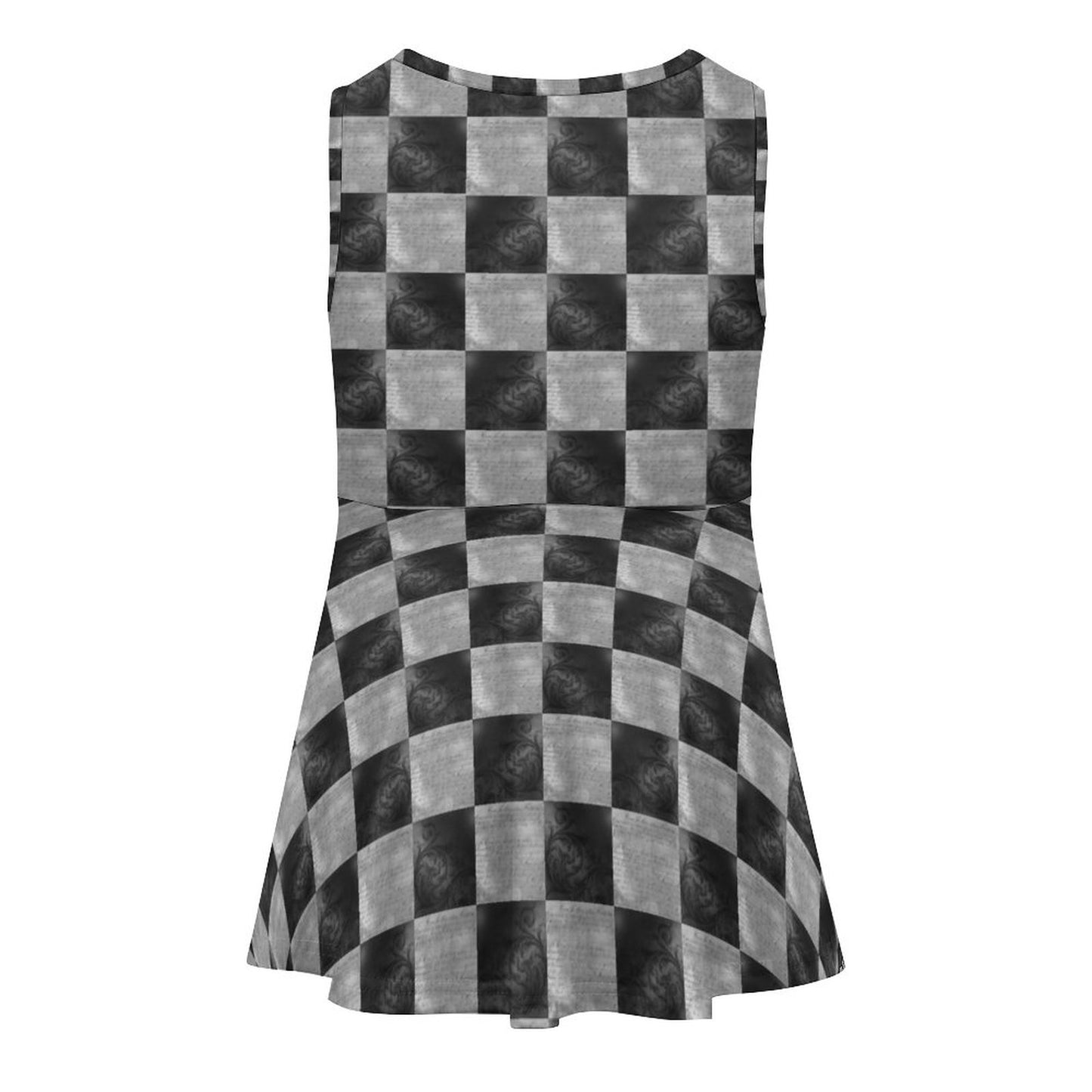 Victorian Checkerboard Sundress (Toddlers/Kids) - PRE ORDER