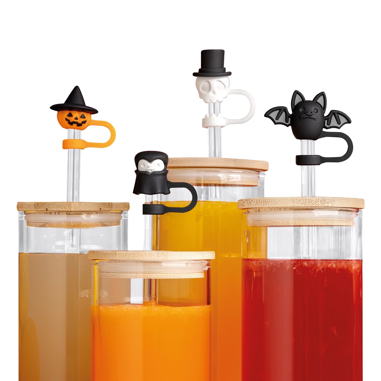 Bundle Boo Team Straw Toppers (Set of 4)