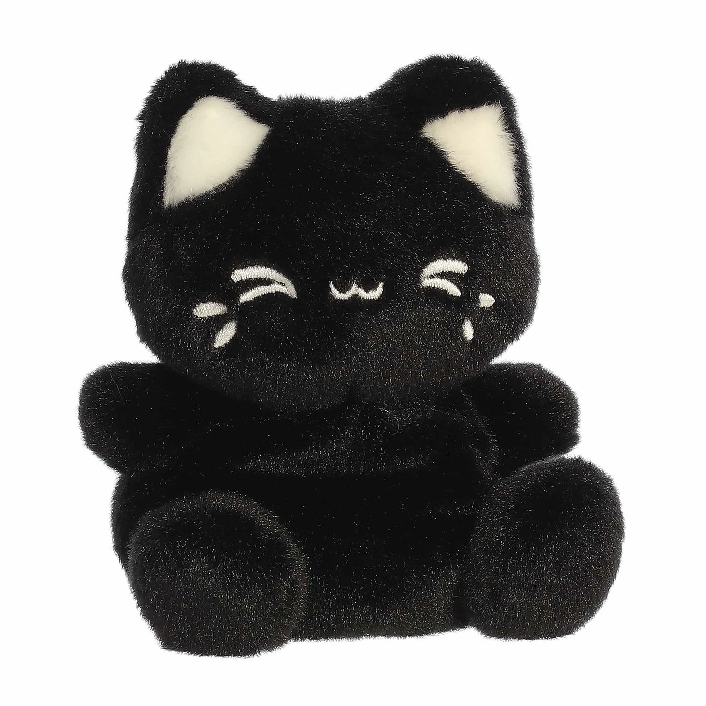 Black Sesame Meowchi Palm Pals Plush Toy