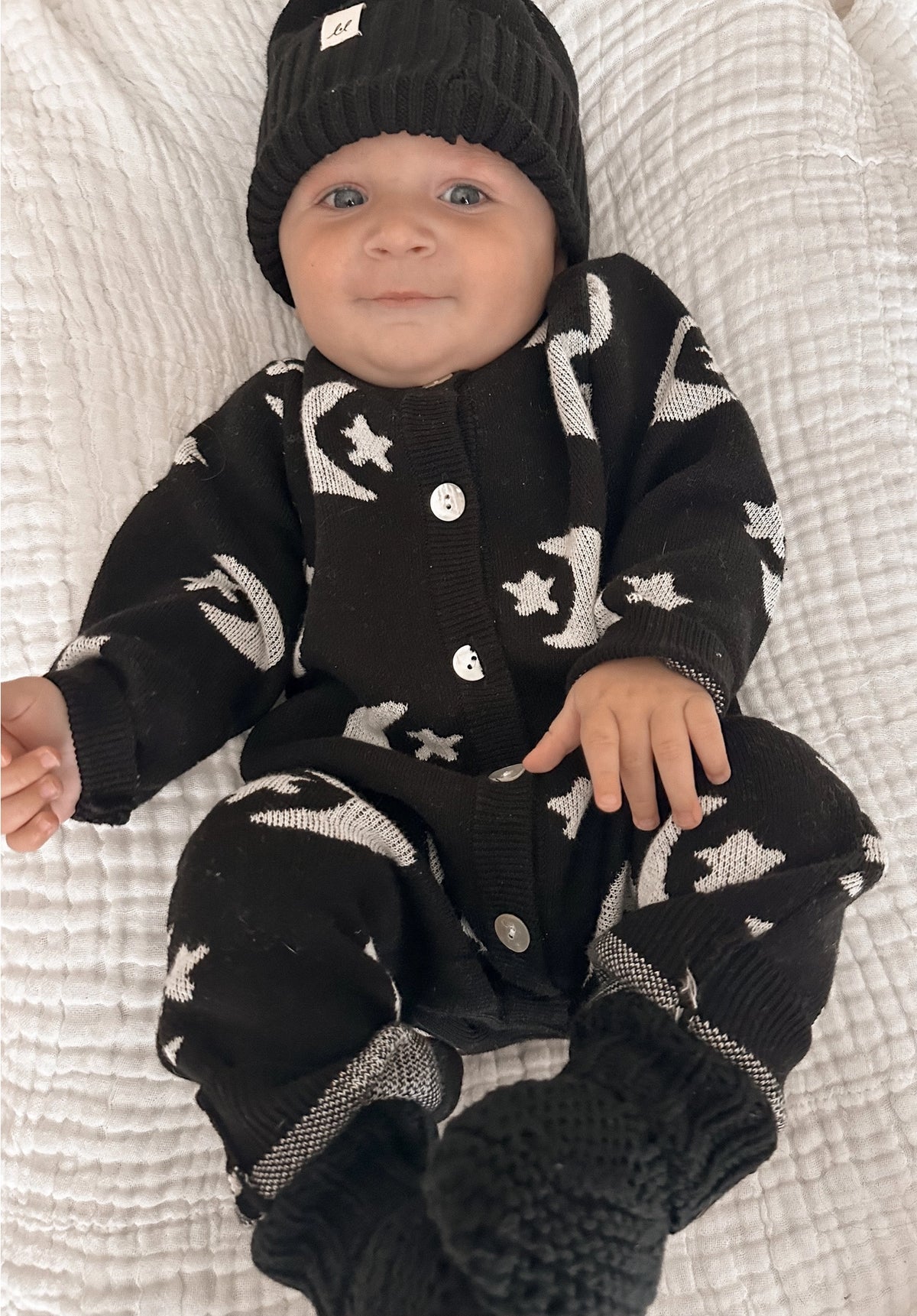 Midnight Sky Knit Romper (Babies/Toddlers)