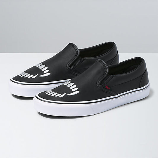 *NWOB* Vampire Teeth Slip On Vans in Mens Sz 10