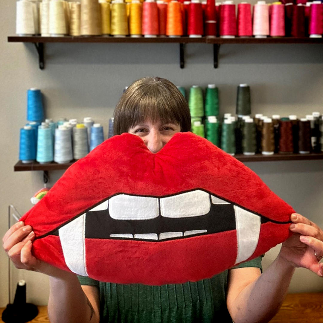 Vampire Fang 12" Pillow
