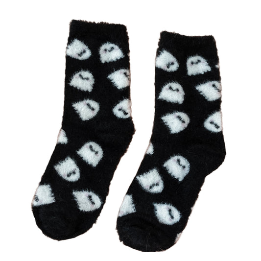 Fuzzy Ghost Socks (Adults)