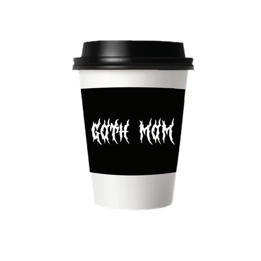 Goth Mom Doom Coffee Sleeve