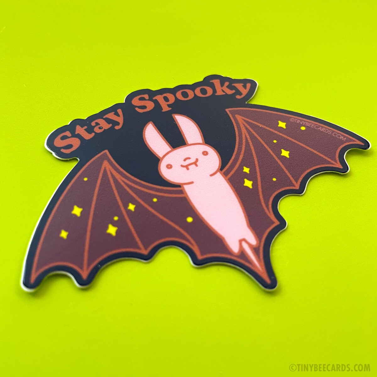 Cute Bat Vinyl Sticker "Stay Spooky"