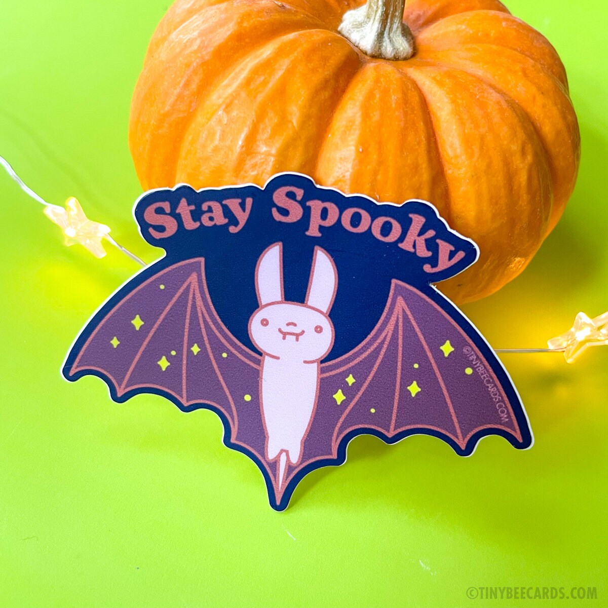 Cute Bat Vinyl Sticker "Stay Spooky"