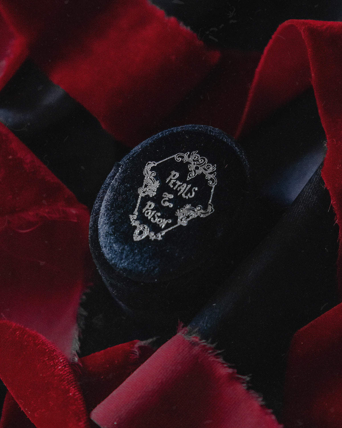 The "Mourning Hand" Glass Casket Ring