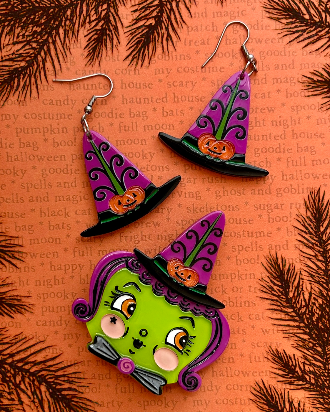 Hagatha Witch Brooch by Lipstick & Chrome