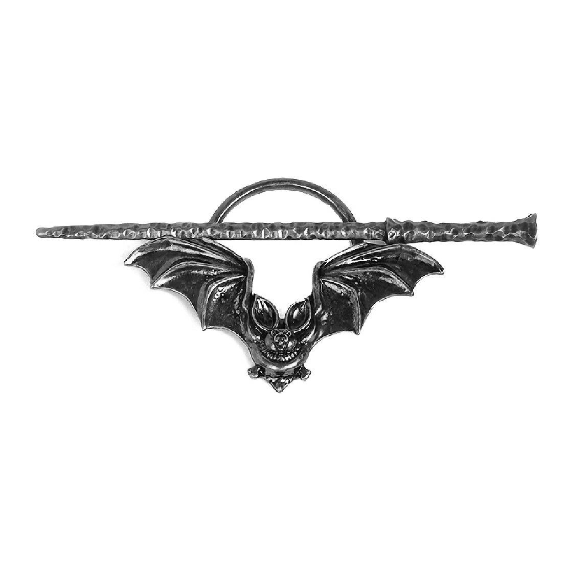 Metal Bat Hair Slide with Stick