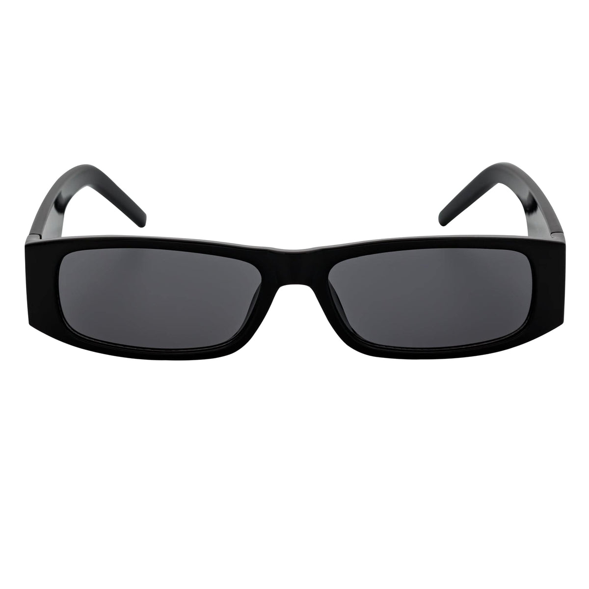 MONTERREY - Small Rectangle Sunglasses Black Smoke