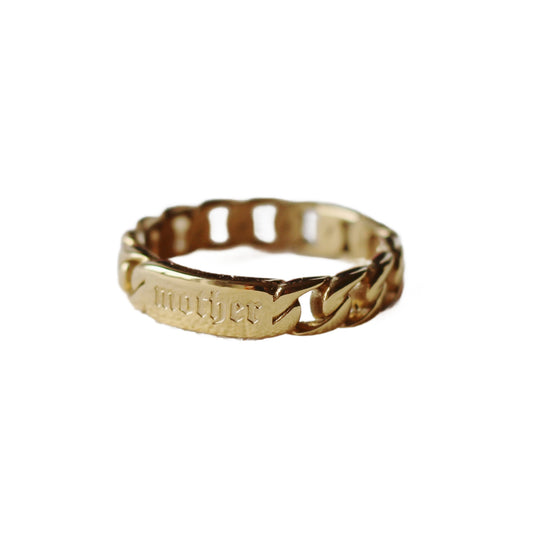 Mother Ring in 18K Gold Plate (Adults)