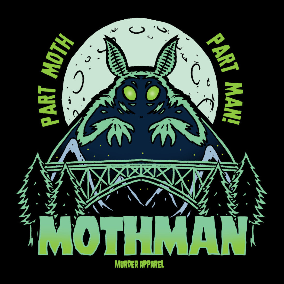 Mothman Retro T-Shirt