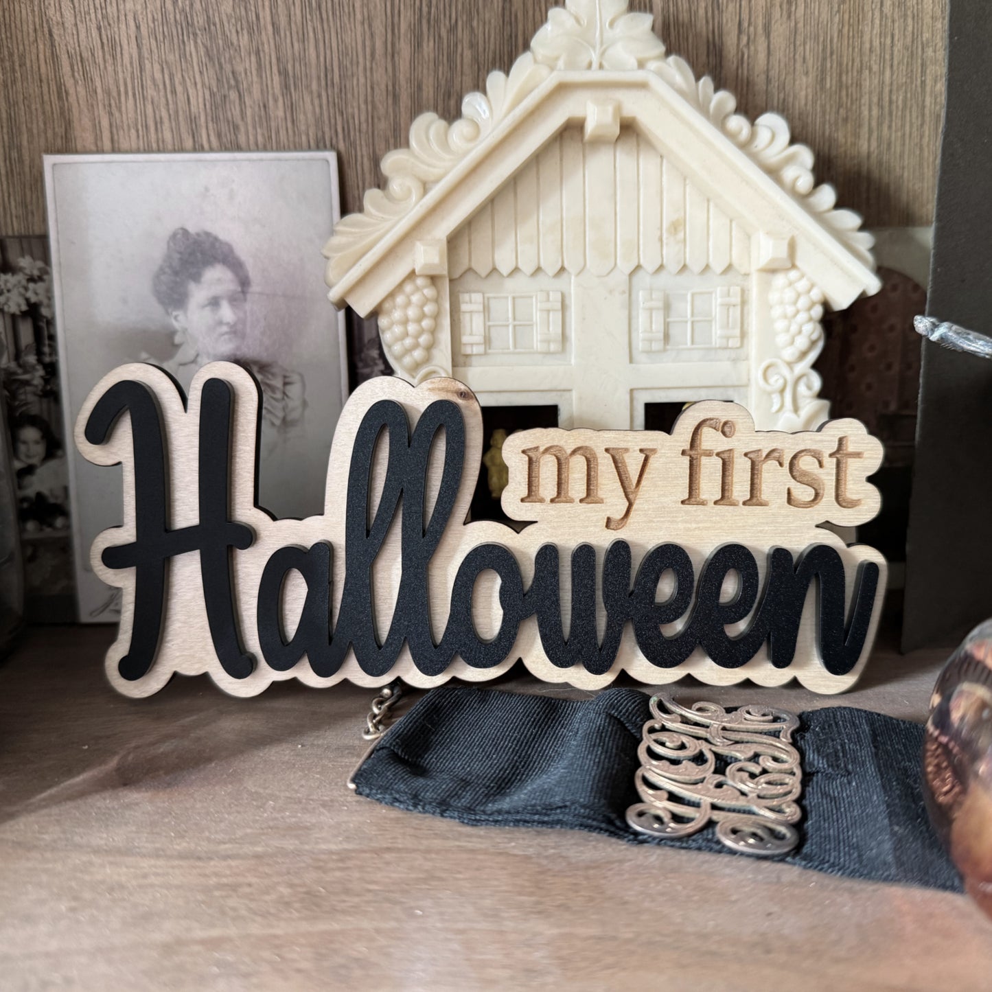 My First Halloween Milestone Sign