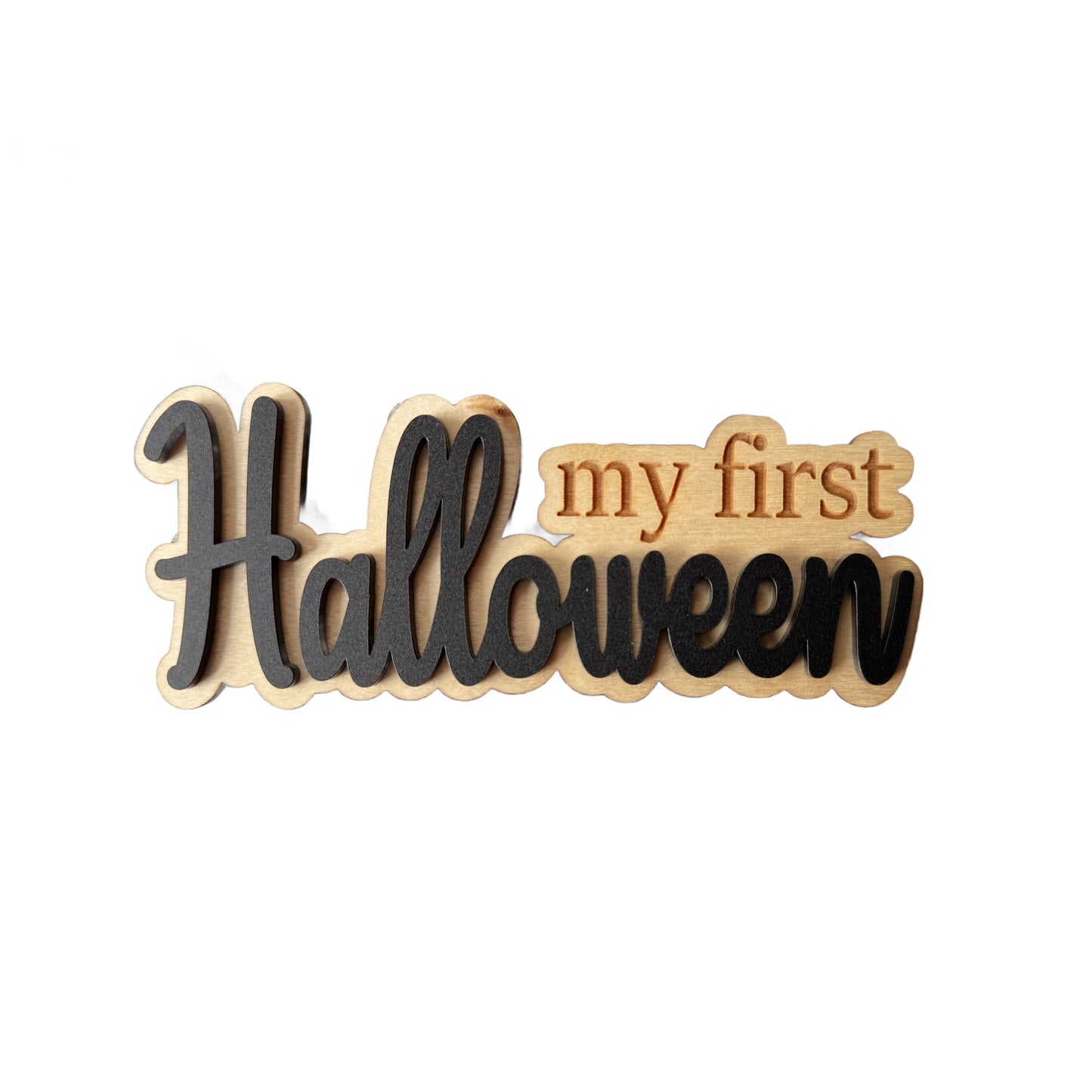 My First Halloween Milestone Sign