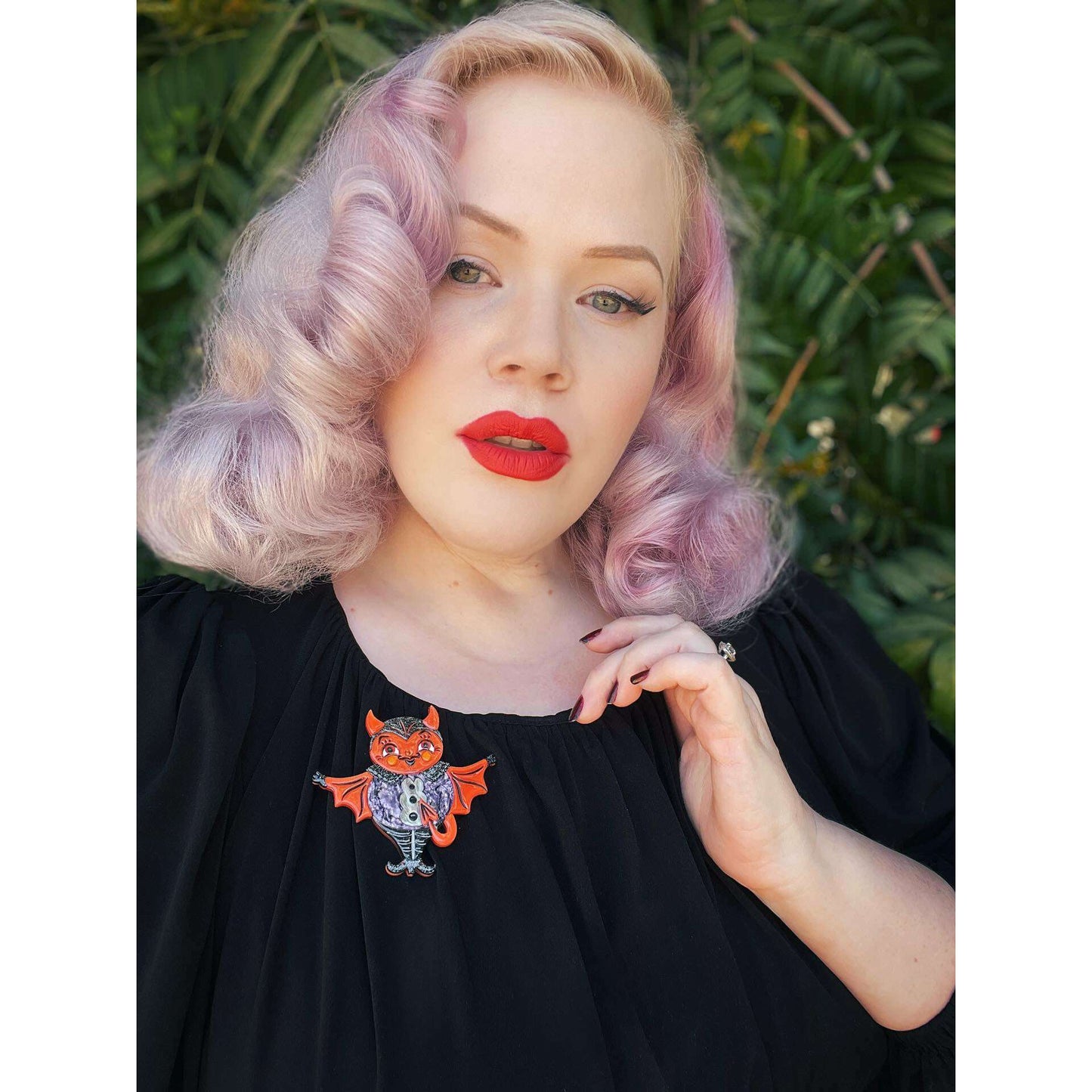 Naughty Nash Brooch by Johanna Parker x Lipstick & Chrome