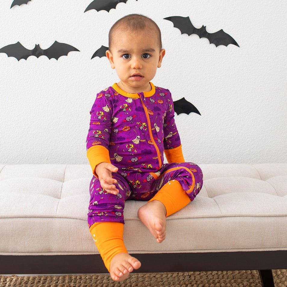 Purple Boo Crew Convertible Coverall