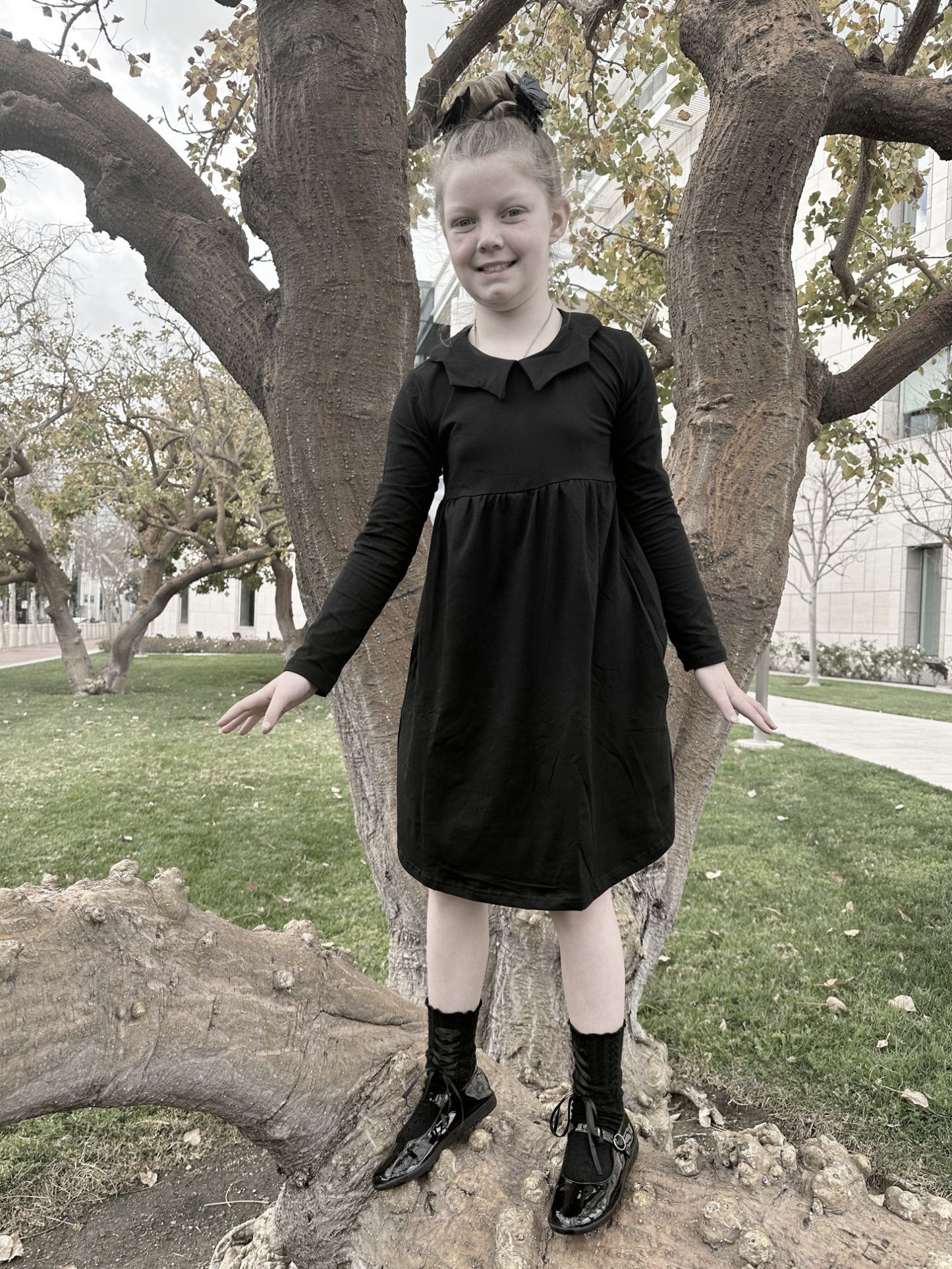 Bat Collar Dress (Babies/Toddlers/Kids)