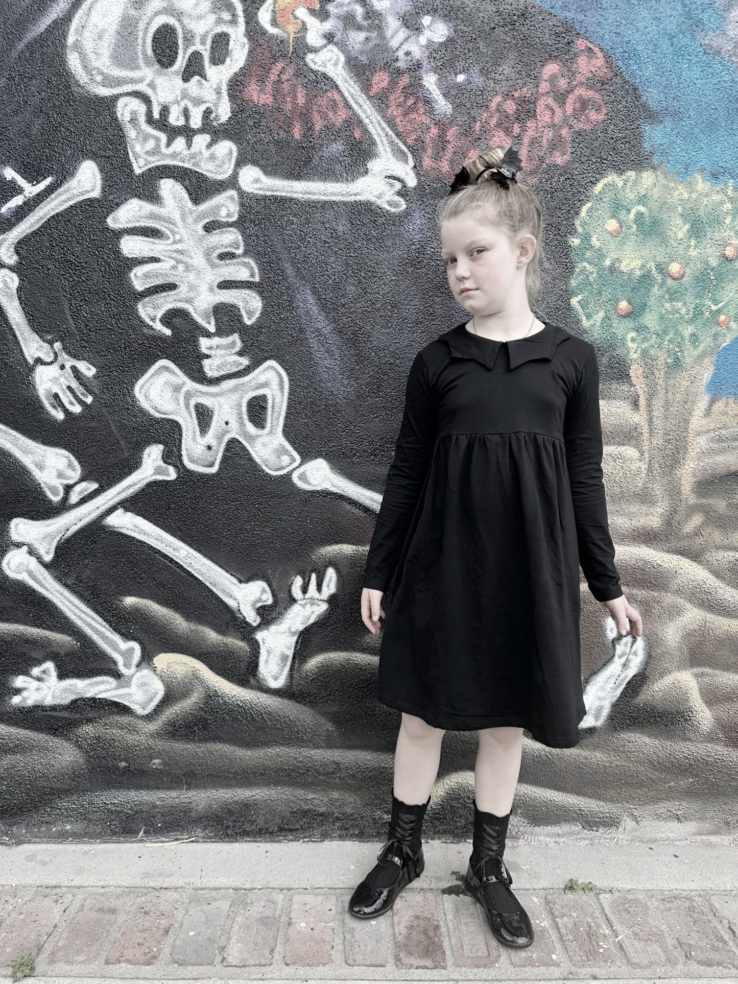 Bat Collar Dress (Babies/Toddlers/Kids)