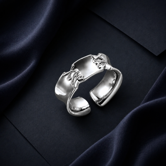 Chain Bridge Cuff Ring