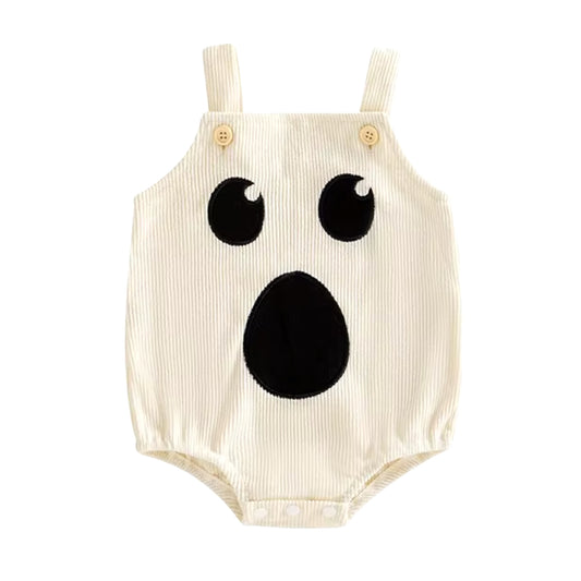 Shocked Ghost Onesie Overalls (Babies/Toddlers)