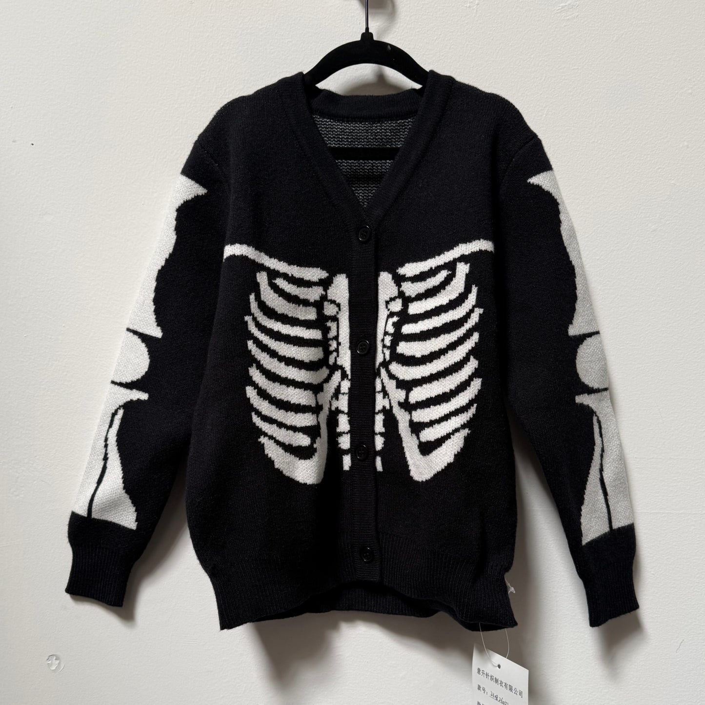 *SAMPLE* Skeleton Kids' Cardigan size 11 Years