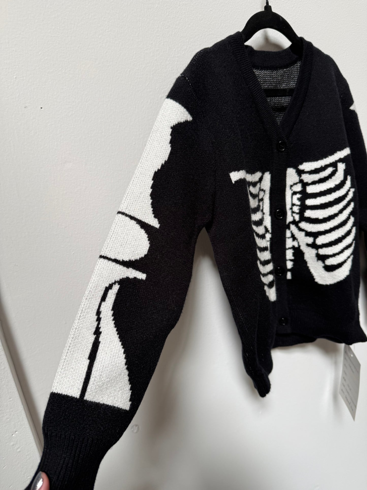 *SAMPLE* Skeleton Kids' Cardigan size 11 Years