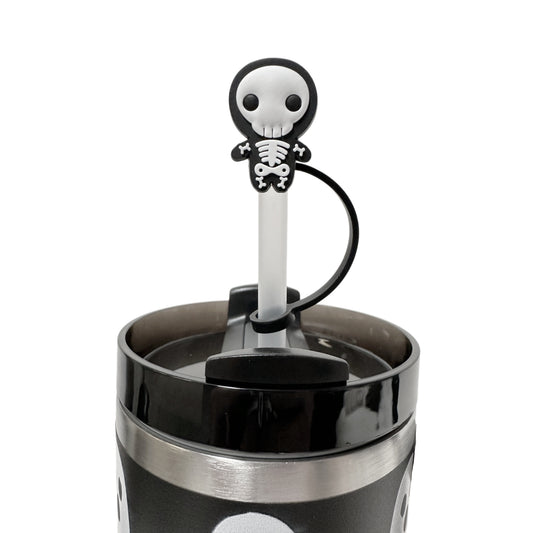 Skeleton Buddy Straw Topper