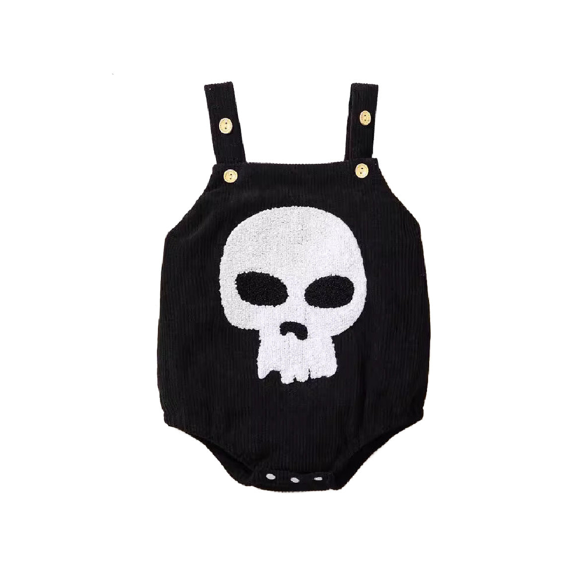 Skullface Onesie Overalls (Babies/Toddlers)