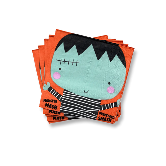 Small Monster Disposable Paper Napkins (16pcs)