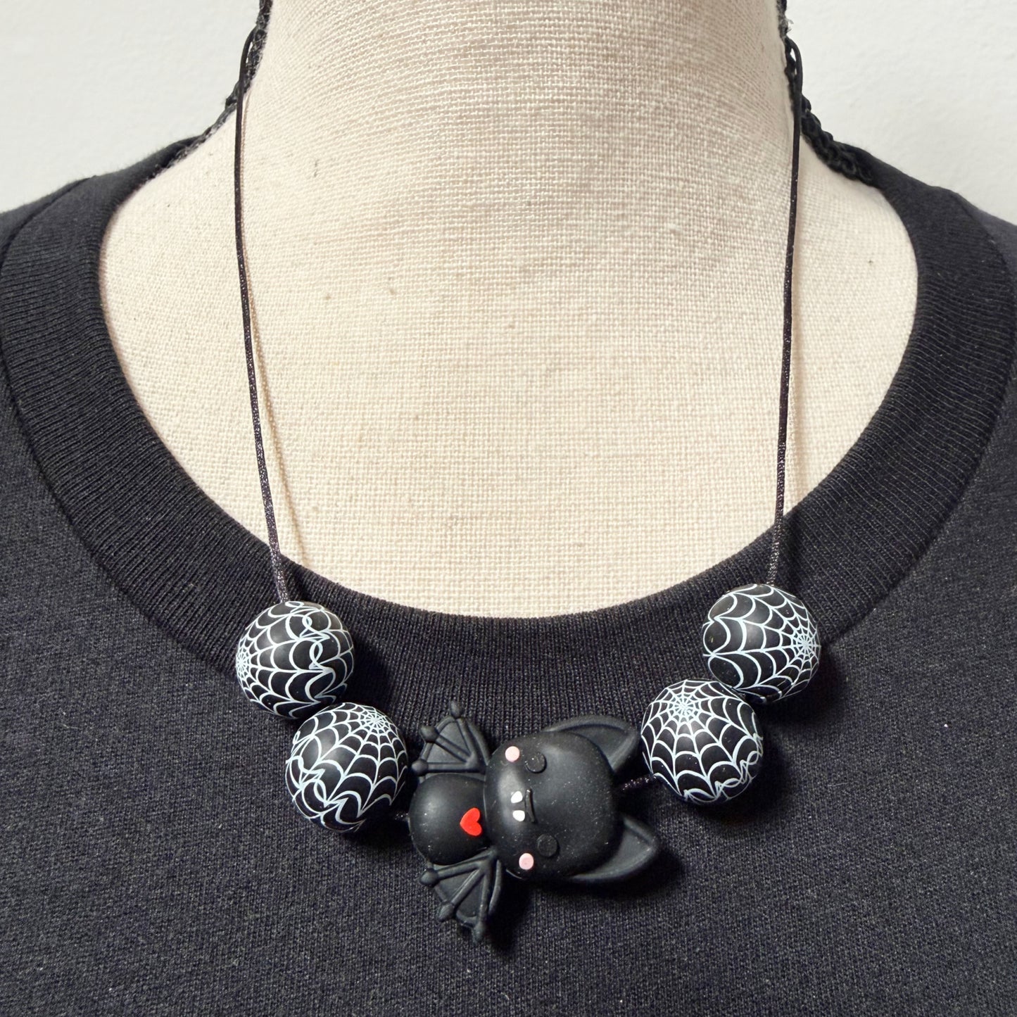 Spider Bat Teething Necklace
