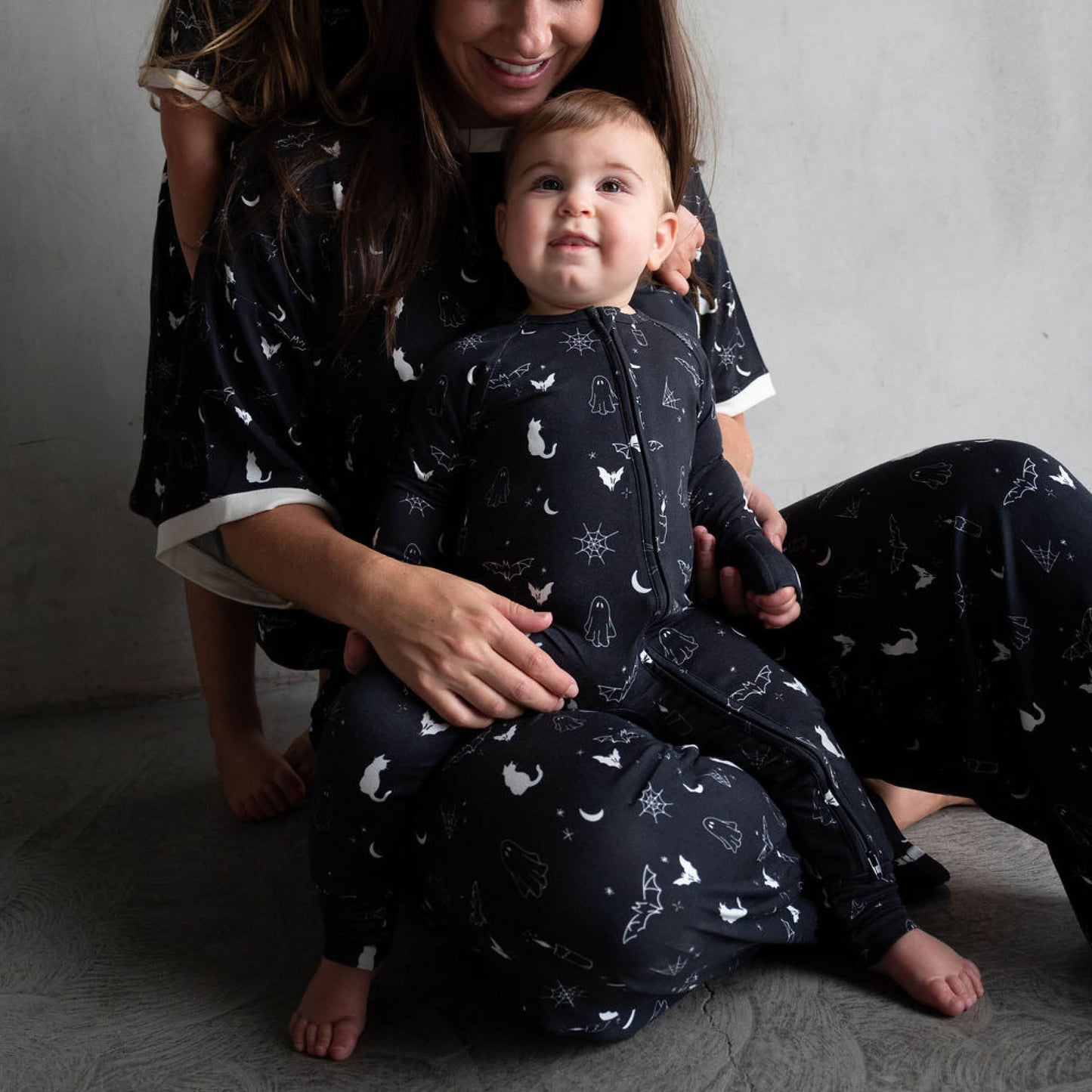 Spooky | Bamboo Zip Romper