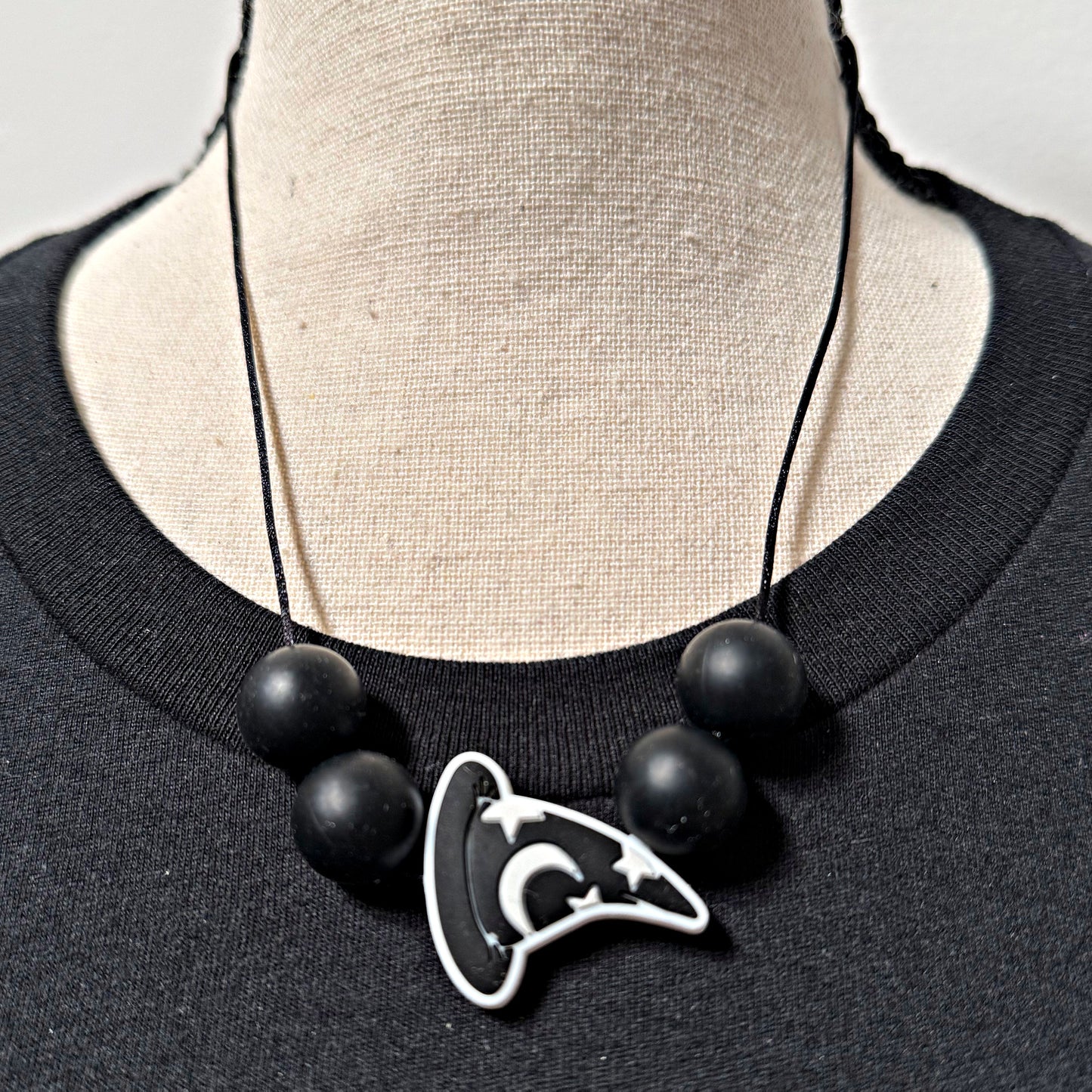 Witchy Hat Teething Necklace