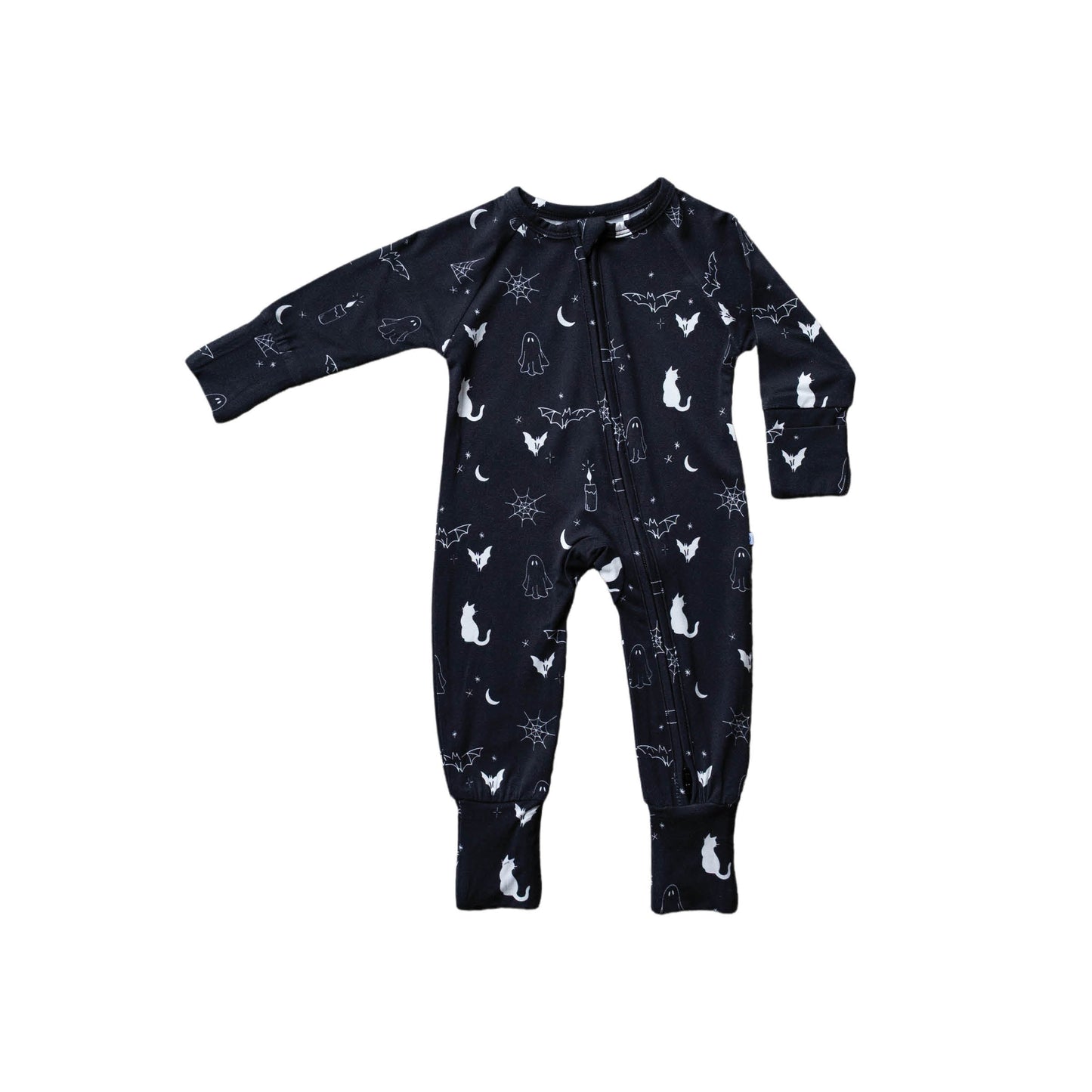 Spooky | Bamboo Zip Romper