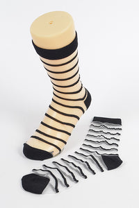 Ghostly Striped Socks (Adults)